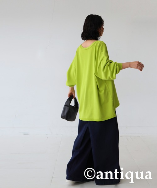 「antiqua」 カーディガン FREE ブルー レディース_画像9