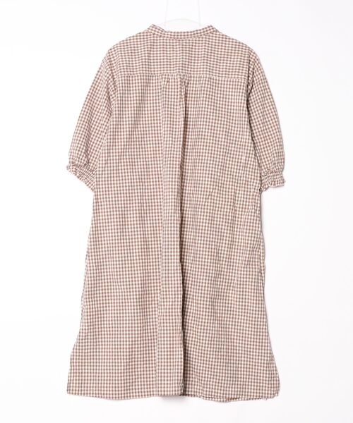 「one'sterrace」 「CLOUD NINE」7分袖ワンピース 02 ベージュ レディース_画像2