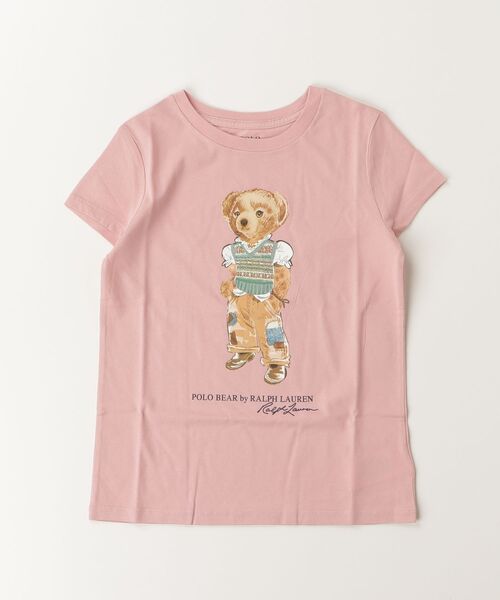 tシャツ Polo ベア コットン ジャージー Tシャツ キッズ 子供服 女の子の画像