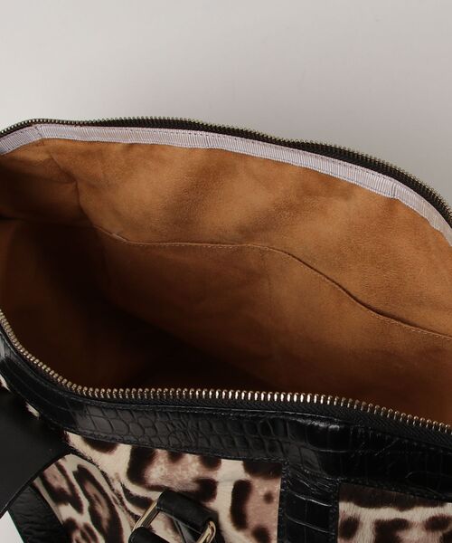 JIMMY CHOO（ジミーチュウ） レオパード ハラコ ボストンバッグ 
