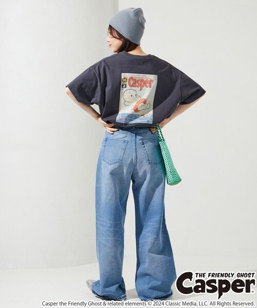 「FREAK'S STORE」 半袖Tシャツ LARGE オフホワイト レディース_画像4