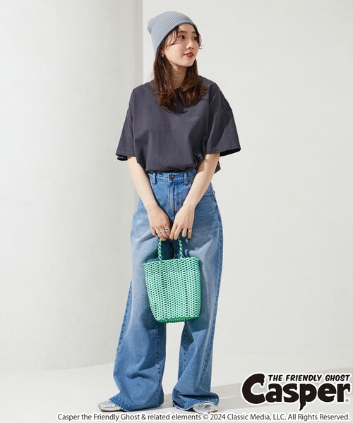「FREAK'S STORE」 半袖Tシャツ LARGE オフホワイト レディース_画像5