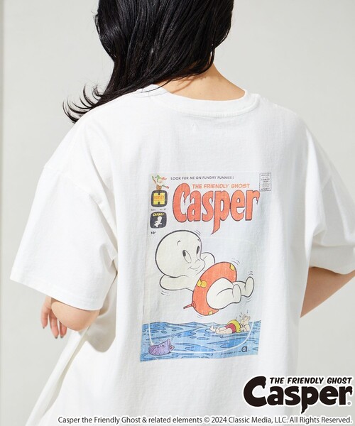 「FREAK'S STORE」 半袖Tシャツ LARGE オフホワイト レディース_画像6