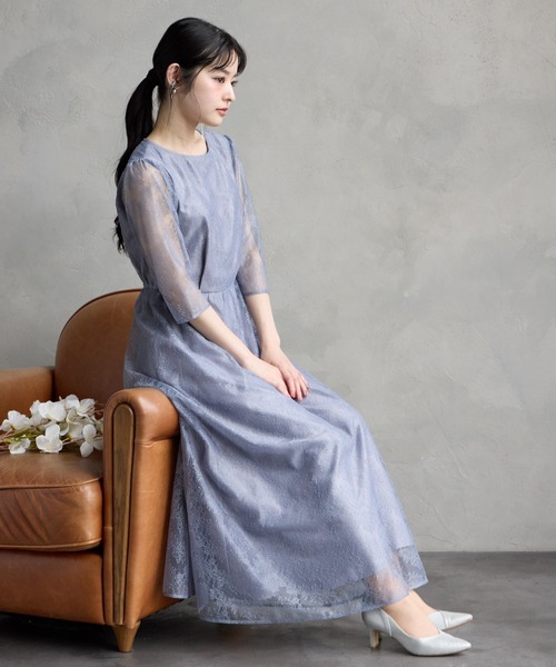 AIMER（エメ） パーティードレス ドレス 「WEB限定」フラワーモチーフ