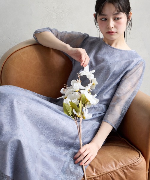 AIMER（エメ） パーティードレス ドレス 「WEB限定」フラワーモチーフ