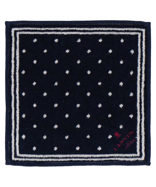 LANVIN en Bleu ハンカチ タオルハンカチ ミニサイズ レディース