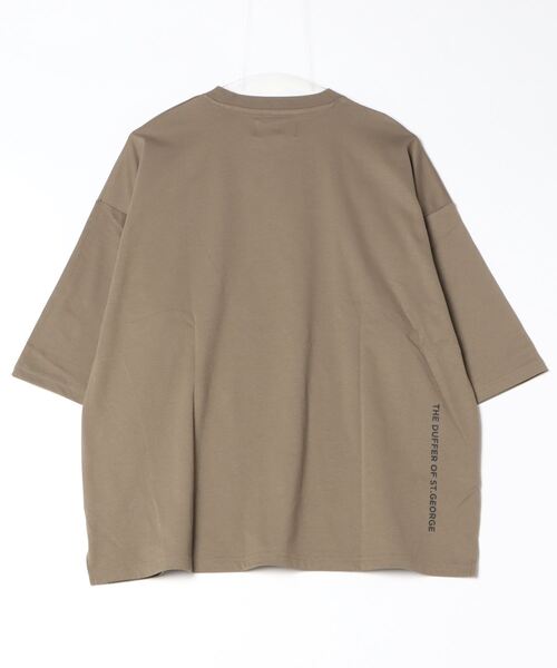 「The DUFFER of ST.GEORGE」 半袖Tシャツ MEDIUM オリーブ メンズ_画像7