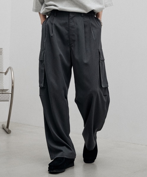 「WYM LIDNM」 カーゴパンツ L グレー メンズ_画像4