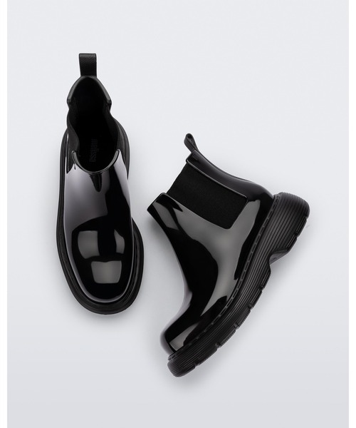 「melissa」 レインブーツ 38 ブラック レディース_画像4