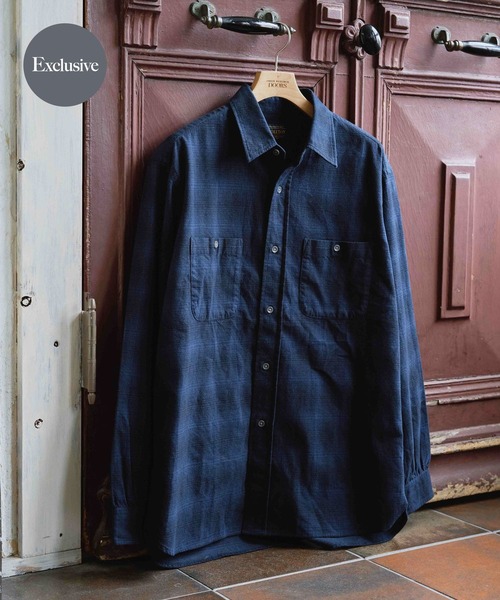 「PENDLETON」 長袖シャツ MEDIUM ブルー メンズ_画像2