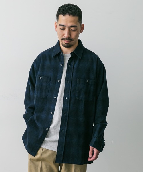 「PENDLETON」 長袖シャツ MEDIUM ブルー メンズ_画像6