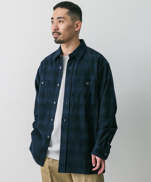 「PENDLETON」 長袖シャツ MEDIUM ブルー メンズ_画像7