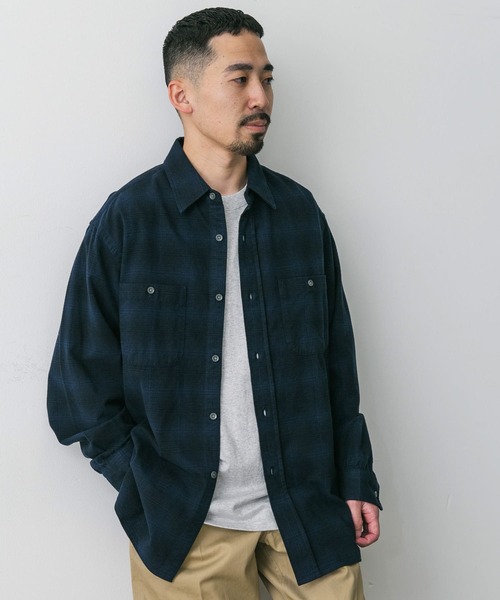 「PENDLETON」 長袖シャツ MEDIUM ブルー メンズ_画像8