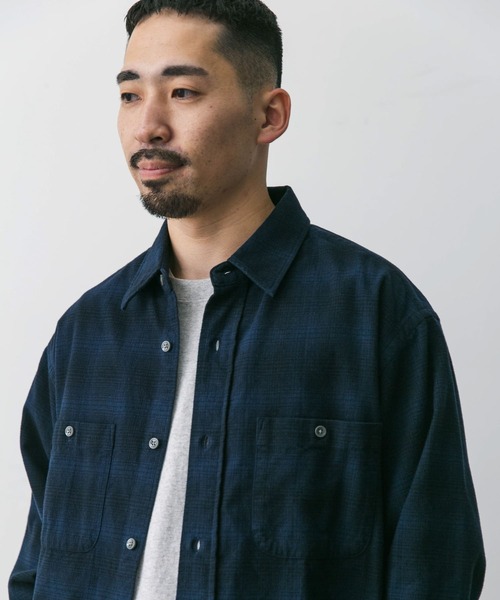「PENDLETON」 長袖シャツ MEDIUM ブルー メンズ_画像9