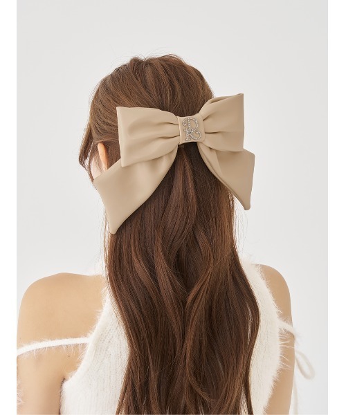 Darich（ダーリッチ） ヘアクリップ DRビジューリボンバレッタ
