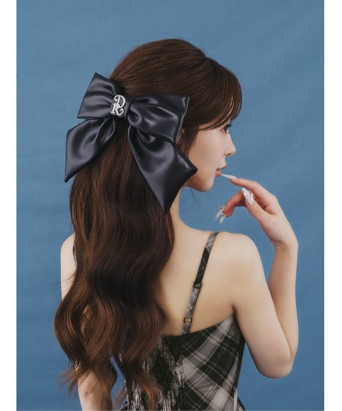 Darich（ダーリッチ） ヘアクリップ DRビジューリボンバレッタ