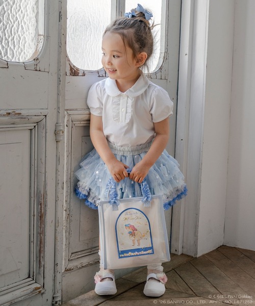 レッスンバッグ 小さめ クリア 2wayクリアショルダーバッグ「リトルツインスターズ/ハローキティ」 キッズ 子供 女の子 | panpantutu | 05