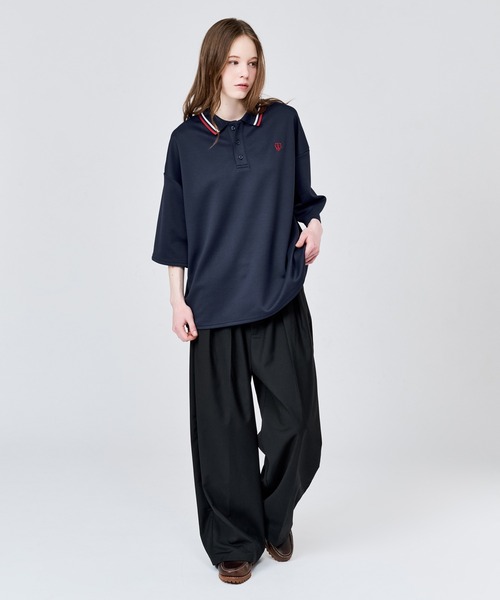 「WETTEMPT」 スラックス MEDIUM ブラック メンズ_画像7