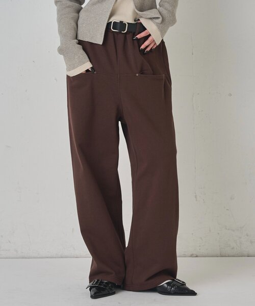「WHO'S WHO gallery」 スウェットパンツ MEDIUM グレー レディース_画像7
