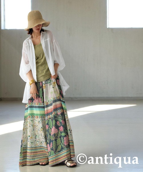 「antiqua」 イージーパンツ ONESIZE ピンク レディース_画像7