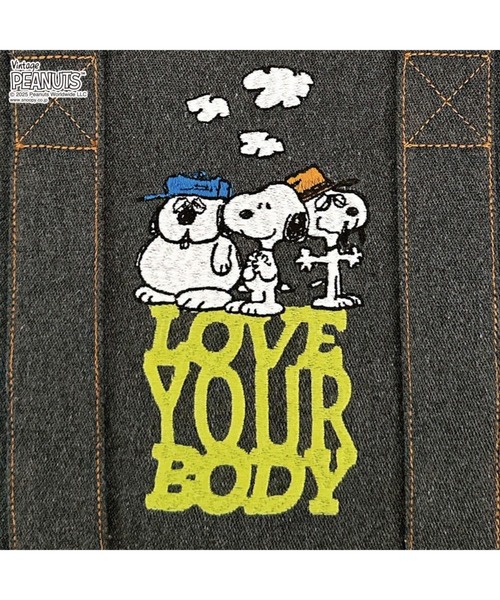 「Vintage PEANUTS」 2WAYバッグ「ROOTOTEコラボ」 FREE サックスブルー レディース_画像4