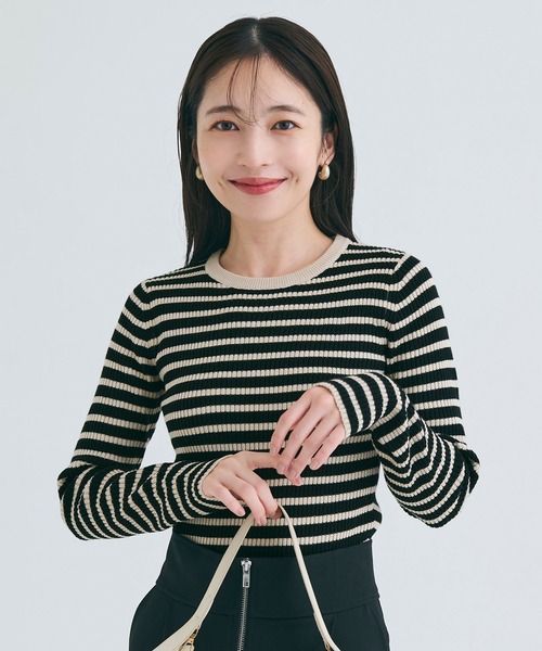 【良質ニット、新品】ESK(エスク)　ブラック　レディース36 2023年 秋冬 新作 HERMES エルメス ニット レディース エクス
