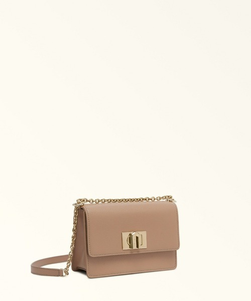 【極美品】FURLA ライクミニクロスボディーバッグ マスタード FURLA（フルラ） ELISIR MINI CROSSBODY BMV2[エリシア ミニ クロス