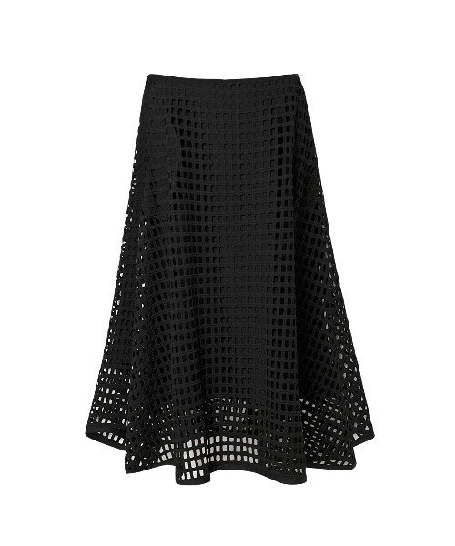 Taylor愛用ブランド♪Swan Mesh Skirt*プリーツメッシュスカート LE CIEL BLEU スカート Mesh Lace Flare Skirt : ZOZOTOWN Yahoo