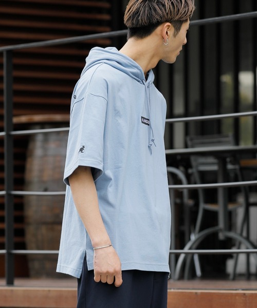 KANGOL パーカー × A.S.M コラボ 16/- USAコットン オーバー