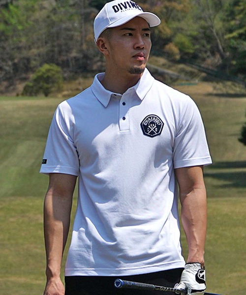 DIVINER GOLF ポロシャツ 「DIVINER GOLF」オリジナルスカル