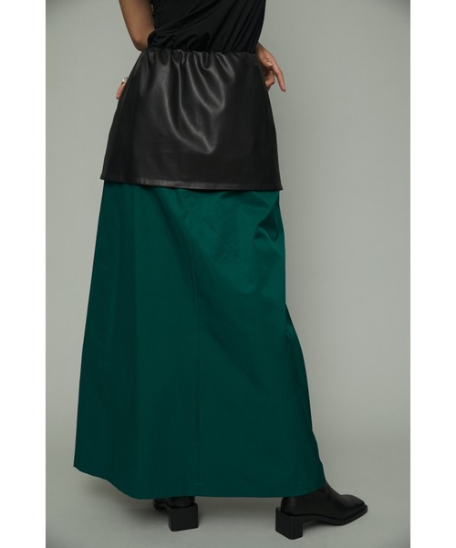 HeRIN.CYE スカート West stech long skirt : ZOZOTOWN Yahoo!店