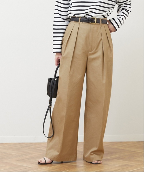 美品⭐️ジャーナルスタンダードレサージュ FINXギャバチノパンツ36 journal standard L'essage パンツ チノパン FINXギャバ