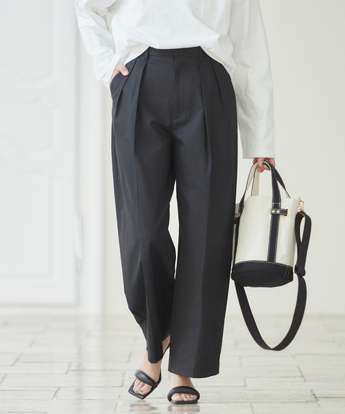 美品⭐️ジャーナルスタンダードレサージュ FINXギャバチノパンツ36 journal standard L'essage パンツ チノパン FINXギャバ