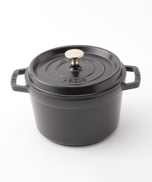 鍋 グランドココット ラウンド 20cm BK 「STAUB ストウブ」 鍋 グランドココット ラウンド 20cm BK 「STAUB ストウブ」