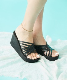 【サマーレザー編み】ALDO フラットサンダル リゾート向き 快適 imgrc0103850273.jpg