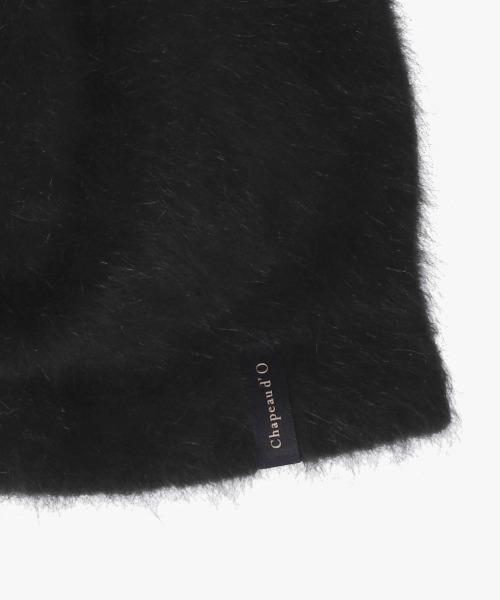 【新品・未使用】Chapeau d' O AG Beret Beanie Chapeau d' O AG Beret Beanie | 56cm～58cm(97) BLACK (01