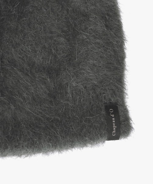 【新品・未使用】Chapeau d' O AG Beret Beanie Chapeau d' O AG Beret Beanie | 56cm～58cm(97) BLACK (01