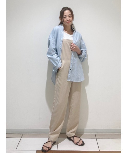 GAP サロペット オーバーオール カーキサロペット レディース