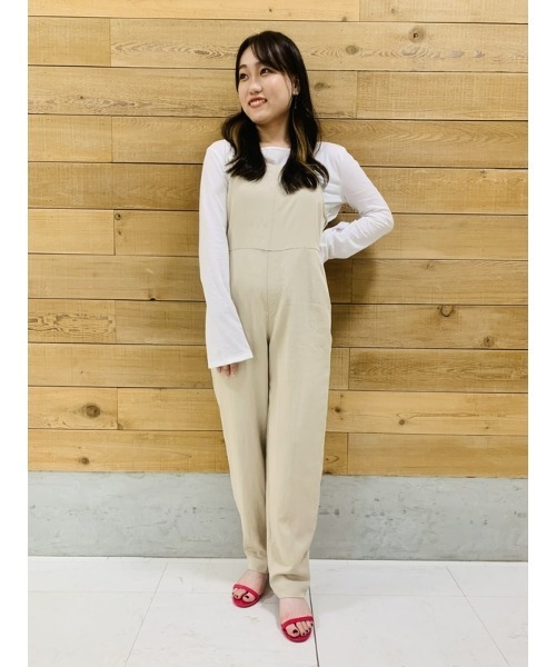GAP サロペット オーバーオール カーキサロペット レディース