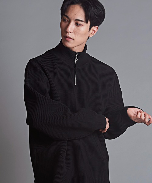NO.ID セーター NO ID.（ノーアイディー） セーター ニット 「NO ID.」Half Zip Knit