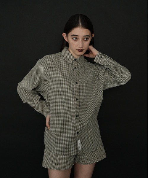 シャツ/ブラウス(長袖/七分) Clastellar Classic check shirt Cla STEllaR（クラステラー） ブラウス シャツ クラシック チェック
