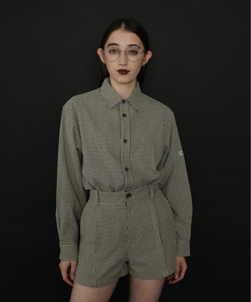 シャツ/ブラウス(長袖/七分) Clastellar Classic check shirt Cla STEllaR（クラステラー） ブラウス シャツ クラシック チェック