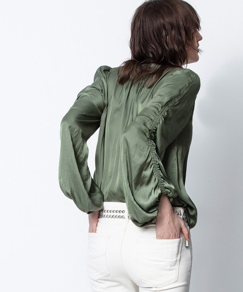❣️人気新作 新品 ZADIG&VOLTAIRE  ブラウス ZADIG（レディースシャツ、ブラウス）｜トップス | ファッション