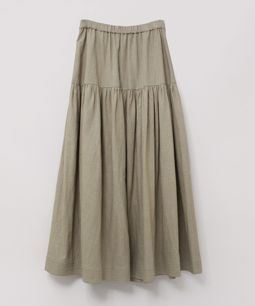 RNA-N（アールエヌエーエヌ） スカート G1068 レーヨンリネンスカート