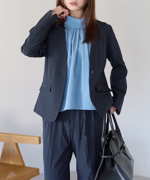 RIRIYANO（リリヤーノ） セットアップ 「洗える」2点パンツスーツ