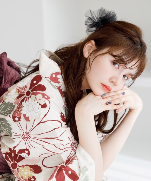 Dita くしゅふわ。シフォンヘアピン「K」 レディース : ZOZOTOWN