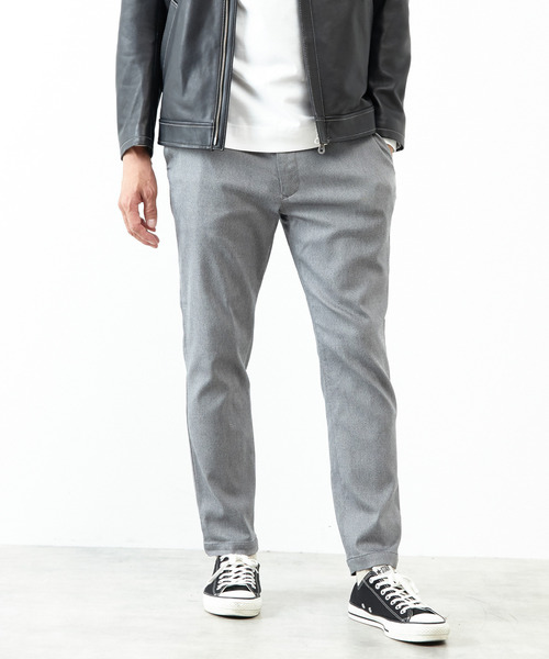 MEN'S MELROSE チノパン 「WEB限定」ハイストレッチジャストレングス