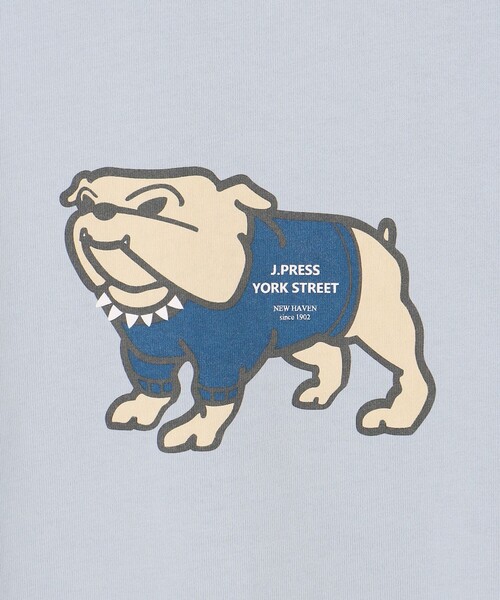 J.PRESS YORK STREET tシャツ 「UNISEX」ブルドッグプリントT
