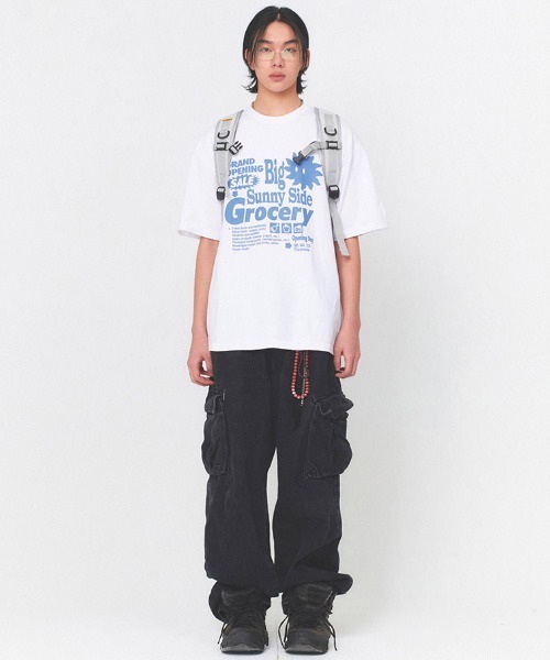 tシャツ A'GEM/9 × .kom「MAIN BOOTH/メインブース」Cinema T-Shirt/シネマ半袖カットソー レディース メンズ A'gem 9 tシャツ A'GEM/9 × .kom「MAIN BOOTH/メインブース