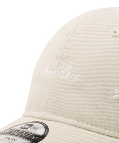 【新作】☆キラキラ ゴールド ホワイト 男女兼用 キャップ 帽子 NEW ERA キャップ 帽子 ニューラ キッズキャップ フラワー